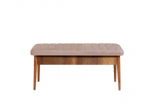 Hanah Home Jedálenský set Vina 4D orech/béžová