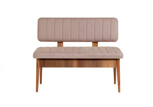 Hanah Home Jedálenský set Vina 4D orech/béžová