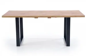 HALMAR Jedálenský rozkladací stôl Mevon 2 dub wotan/čierny
