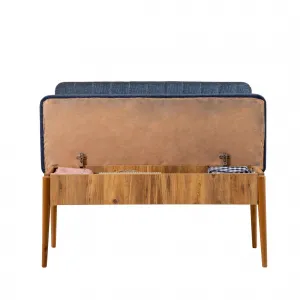 Hanah Home Jedálenský set Vina 5D borovica atlantická/tmavo modrá
