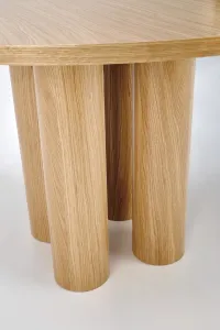 HALMAR Jedálenský stôl AZUL 120 cm prírodný dub/hnedý