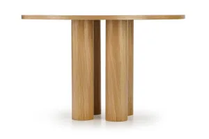 HALMAR Jedálenský stôl AZUL 120 cm prírodný dub/hnedý