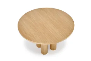 HALMAR Jedálenský stôl AZUL 120 cm prírodný dub/hnedý