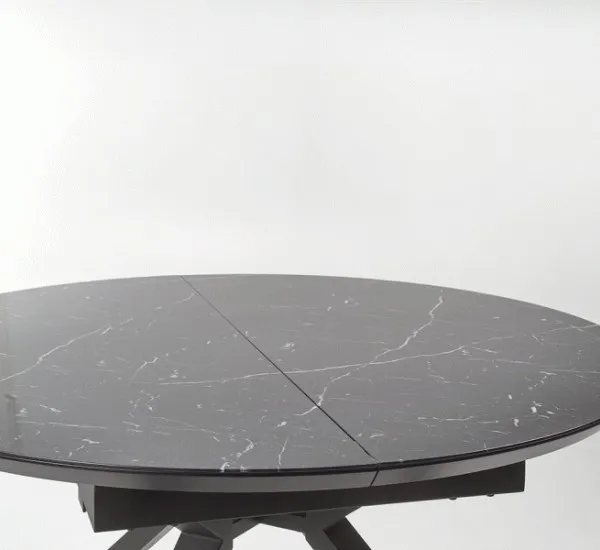HALMAR Jedálenský rozkladací stôl Vertigo čierny