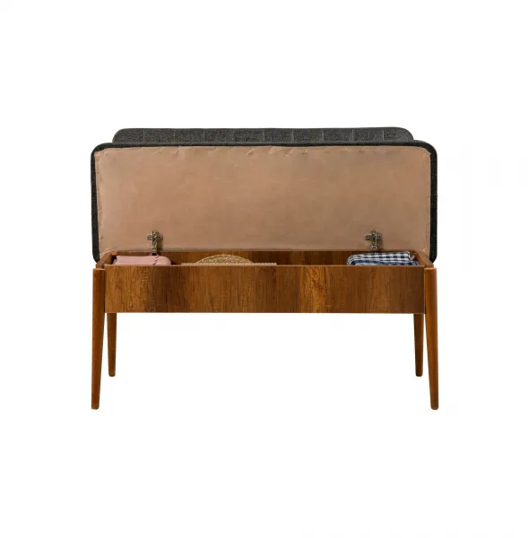 Hanah Home Jedálenský set Vina 5D orech/antracit