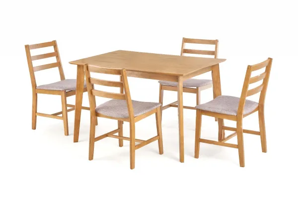 HALMAR Jedálenský set Medo svetlý dub/mokát