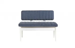 Hanah Home Jedálenský set Vina 5D biela/tmavo modrá