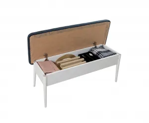 Hanah Home Jedálenský set Vina 5D biela/tmavo modrá