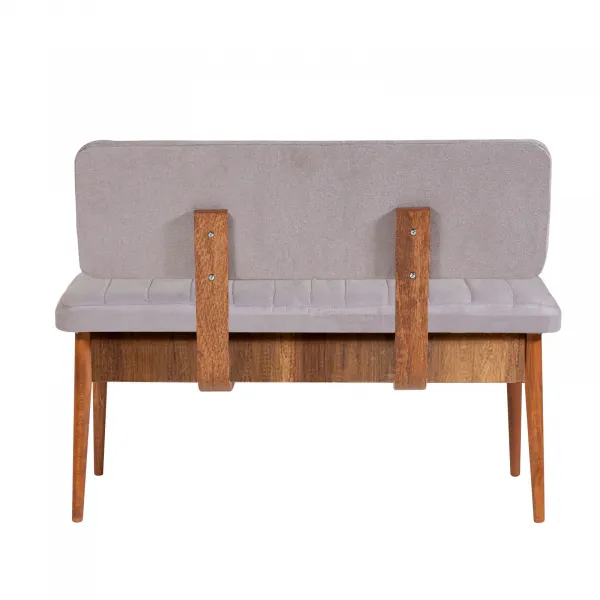 Hanah Home Jedálenský set Vina 5D orech/sivá