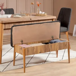 Hanah Home Jedálenský set Vina 5D borovica atlantická/antracit