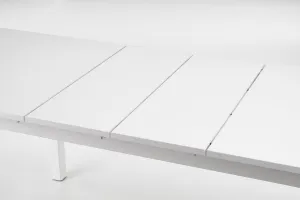 Rozkladací jedálenský stôl FLORIAN Biela