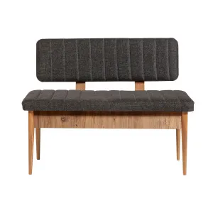 Hanah Home Jedálenský set Vina 5D borovica atlantická/antracit