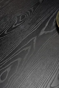 HALMAR Jedálenský stôl Bosa čierny/zlatý