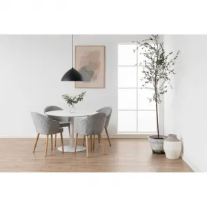 Okrúhly Jedálenský Stôl Ibiza, Ø 110 Cm, Biely Lak