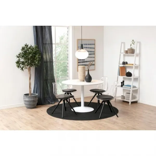 Okrúhly Jedálenský Stôl Ibiza, Ø 110 Cm, Biely Lak