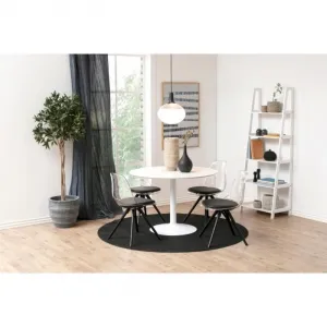 Okrúhly Jedálenský Stôl Ibiza, Ø 110 Cm, Biely Lak