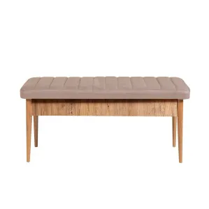 Hanah Home Jedálenský set Vina 5D borovica atlantická/béžová