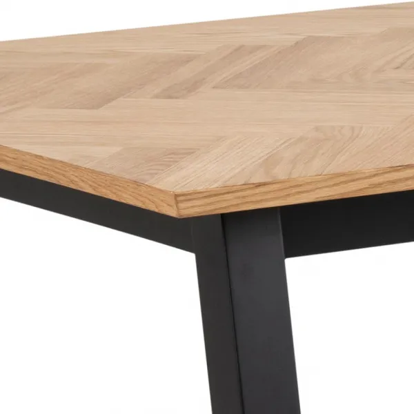 Actona Jedálenský stôl Brighton 180 cm dub/čierny