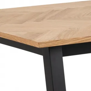 Actona Jedálenský stôl Brighton 180 cm dub/čierny