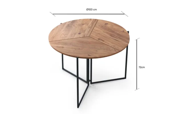 Jedálenský stôl Yaprak Atlantic Pine
