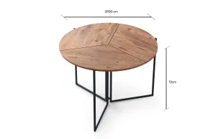 Jedálenský stôl Yaprak Atlantic Pine