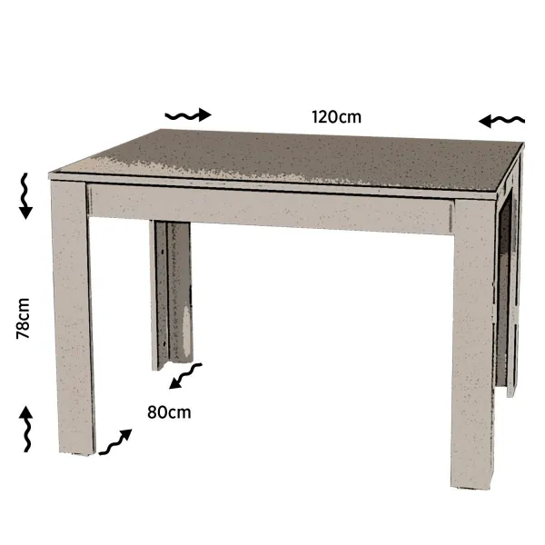 Jedálenský stôl Single Walnut