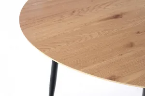 HALMAR Jedálenský stôl Jecksie zlatý dub/čierny
