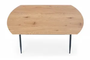 HALMAR Jedálenský stôl Jecksie zlatý dub/čierny