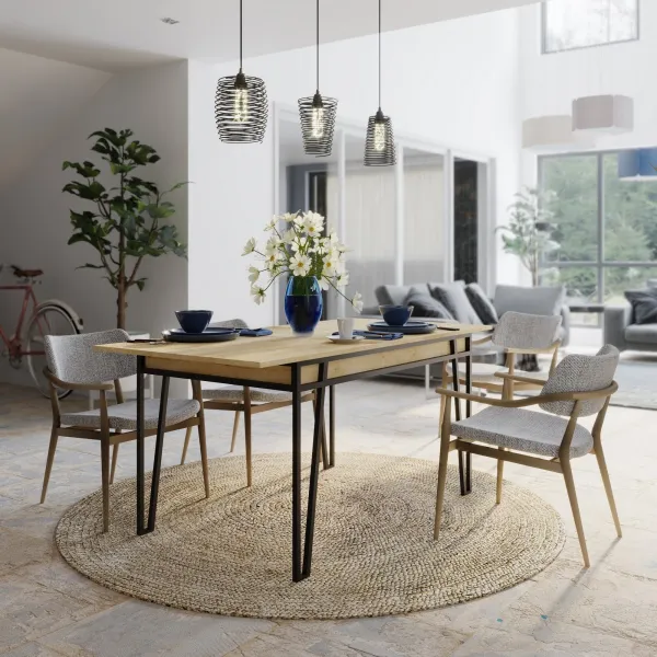 Hanah Home Jedálenský stôl Pal dub