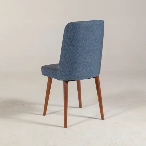 Stolička Vina 1048 - Dark Blue, Walnut