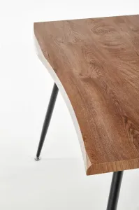 HALMAR Jídelní stůl LARSON přírodní dub/černý