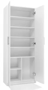 TP Living Kancelárska knižnica OLIV 2D biela