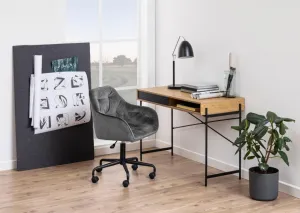Actona Kancelárske kreslo Brooke tmavo šedé