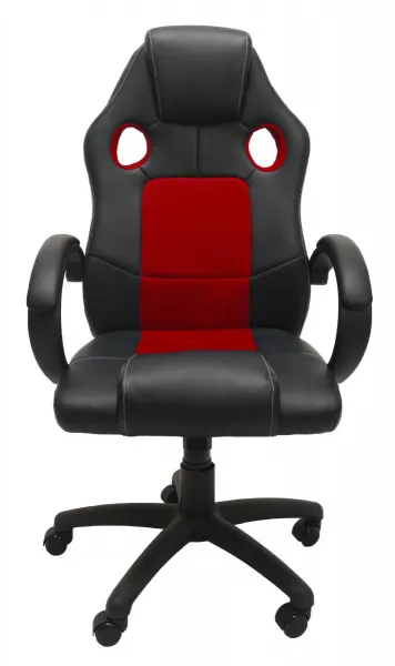 TP Living Kancelárske kreslo Enzo čierne/červené