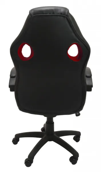 TP Living Kancelárske kreslo Enzo čierne/červené