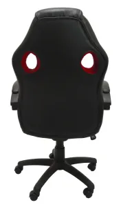 TP Living Kancelárske kreslo Enzo čierne/červené