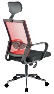 Ak furniture Kancelárska stolička OCF-9 červená
