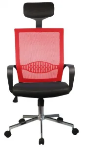 Ak furniture Kancelárska stolička OCF-9 červená