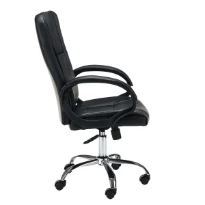 Ak furniture Kancelárske kreslo Nobles čierne