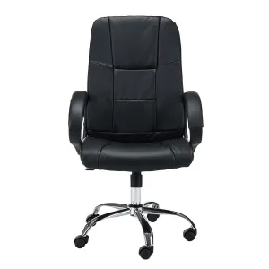 Ak furniture Kancelárske kreslo Nobles čierne