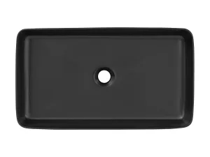 ArtCom Keramické umývadlo UM-6275 SLIM 2 |  čierna 60 cm