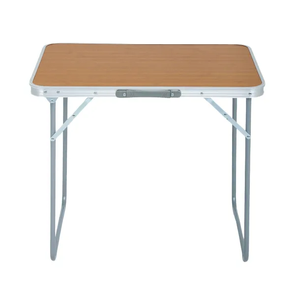 Ak furniture Kempingový stolík ARES 70x50 cm hnedý