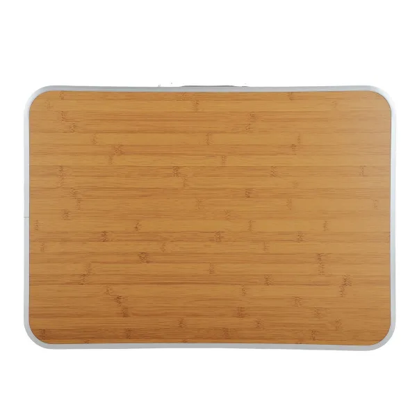 Ak furniture Kempingový stolík ARES 70x50 cm hnedý