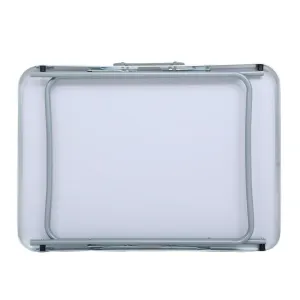 Ak furniture Kempingový stolík ARES 70x50 cm hnedý