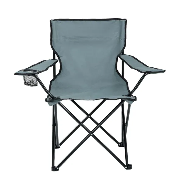 Ak furniture Kempingová stolička ANTER sivá