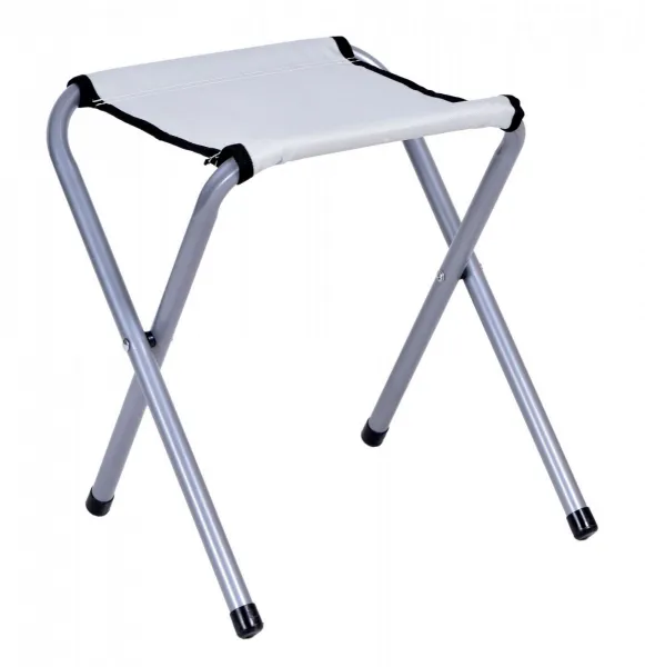 TRAMP kempingový cestovný set stôl so 4 stoličkami biely