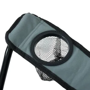 Ak furniture Kempingová stolička ANTER sivá