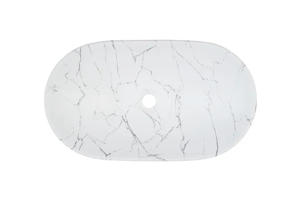 ArtCom Keramické umývadlo LENA MW17 | biela 60 cm