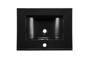 ArtCom Keramické umývadlo UM-8003-80 | čierna 80 cm