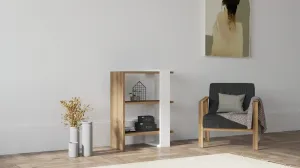 Knižnica Gaye Walnut White